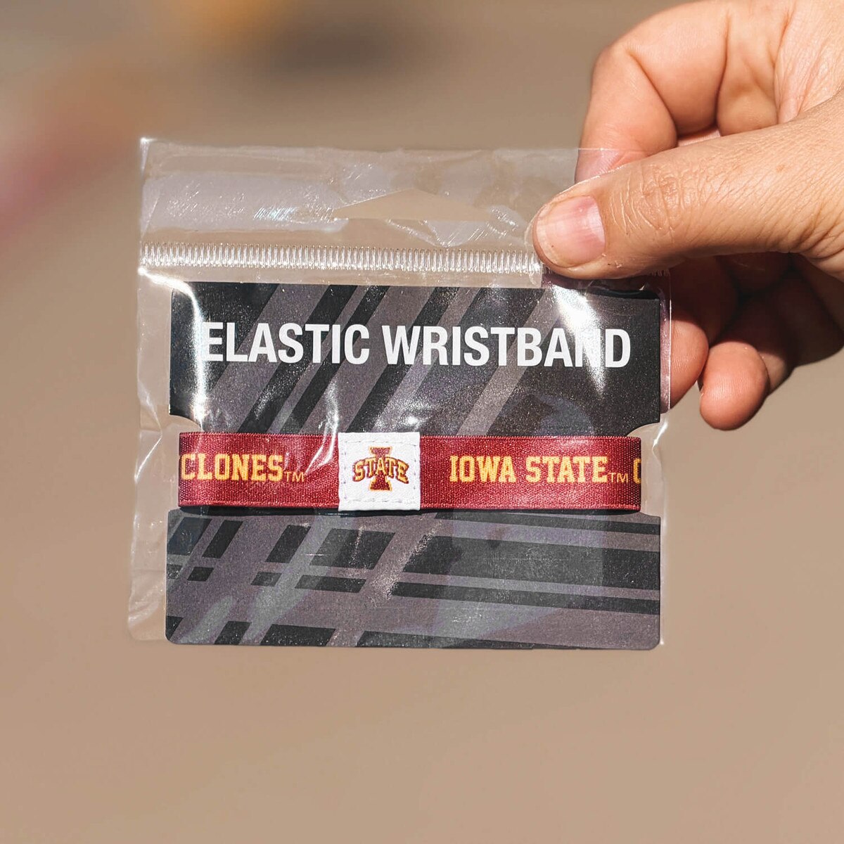 Iowa State Cyclones Cardinal Elastic Wristband